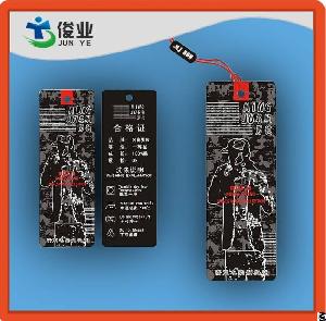 High Quality Hang Tags For China Well-known Leisure Clothes Black