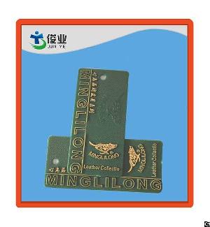 High Quality Leather Hangtag In Sheet