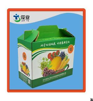 protective foldable corrugated paper cartons vegetable storage