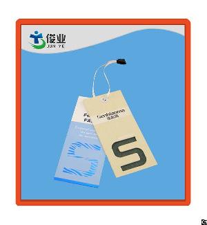 Jeans Colorful Paper Garment Hangtags Labels Customize Swing Tag Garment