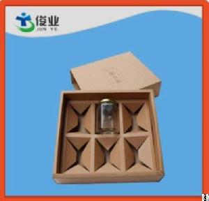 kraft paper pringting box glass container