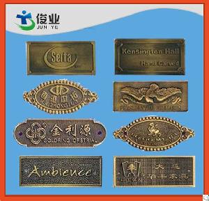 metal tag stickers engraved nameplates