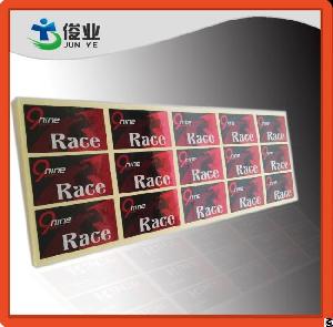 Metallic Self Adhesive Labels For High End Perfumes Two