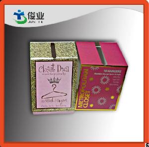 Paper Color Box For Suit Hangers Packaging Six