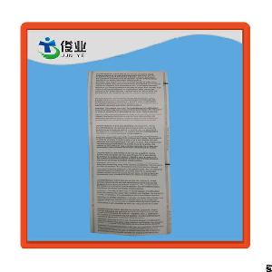 plastic adhesive label