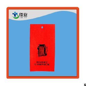 Printing Red Paper Hangtag