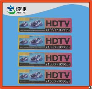 reflective waterproof stickers hdtv