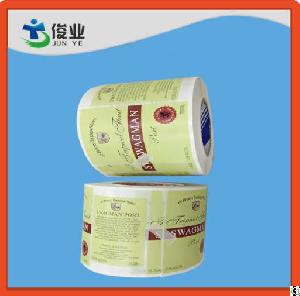 adhesive sticker roll