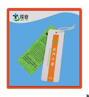 smile sun garment printing hang tag