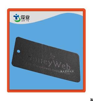 Wed Black Garment Printing Hangtag