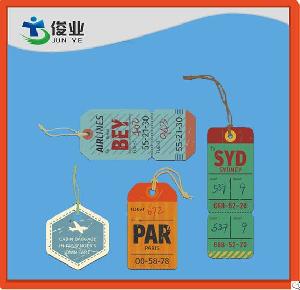 Wholesale Custom Hang Labels Clothes Tag And String