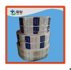Colorful Paper Label Adhesive With Glossy Laminations