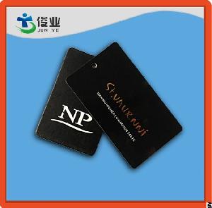 Gold Foiling And Embossed Custom Hang Tag Np