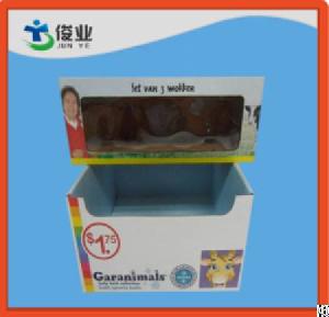 Printed Paper Color Box With Clear Windows