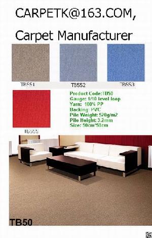 Carpet Tile From China Custom Ome Odm Commercial Office Nylon Pp Polypropylene Chinese Manufacturers