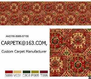 China Axminster Manufacturers Custom Oem Odm Customized Wool 80% Nylon 20% Carpet Factories