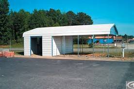 Carport With Storage Shed