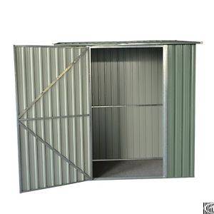 Pent Roof Metal Garden Shed