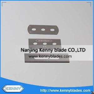 edge holes industrial carbide razor blade