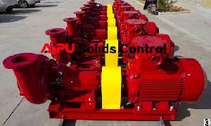 Aipu Solids Apsb Centrifugal Pump / Sand Pump Used In Oilfield Drilling Mud Process