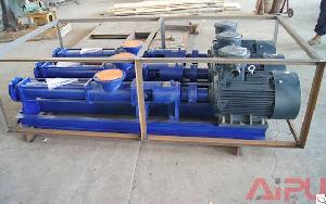 High Flow Rate S S Screw Pump For Solids Control Centrifuge Decanter