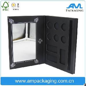 Packaging Box Wholesale Custom Logo Black Makeup Set Eyeshadow Palette