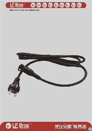 Black Cable For Engine Heaters