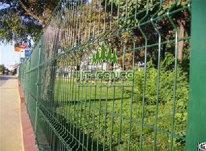 welded wire panel fence 3d