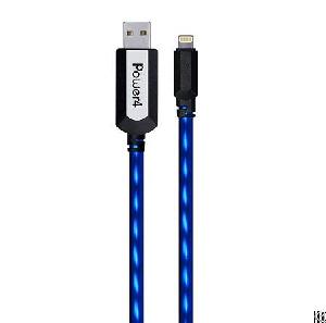 el visible 8 pin lightning usb flowing flat cable ldf002