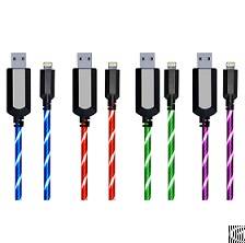 El Visible 8 Pin Lightning Usb Flowing Round Cable Ld002