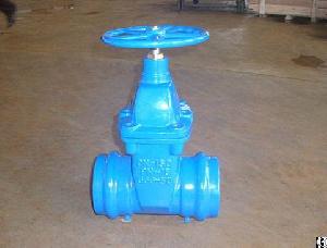 socked gate valve