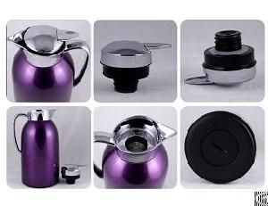 Beautiful In Colors Metal Outer Glass Inner Vacuum Jug Thermos Flask