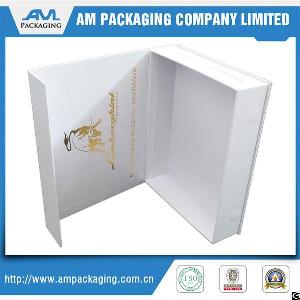 One Pieces Full Printing Matte Lamination Snapshut Rigid Paper Gift Box With Magnet Custom