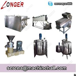 industrial peanut butter line paste machine