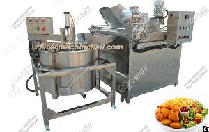 deep fryer machine green peas frying