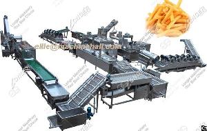 Automatic Frozen French Fries Production Line French Fries Making Machine For Sale