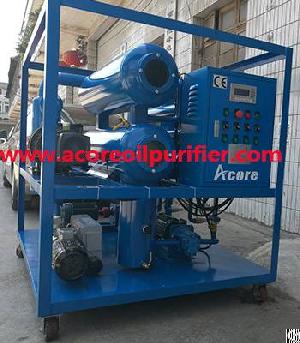 Mobile Vacuum Transformer Oil Filtering Cleaning Equipment