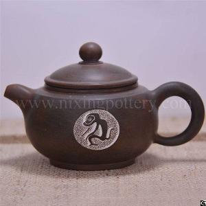 zodiac teapots monkey tea pot nixing ceramic handmade pots