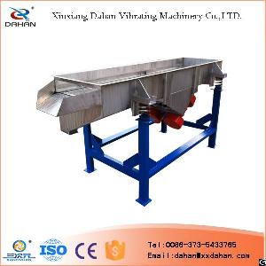 Food Grade Vibro Sieve And Straight Line Sifting Equipment Of Stainless Steel Material