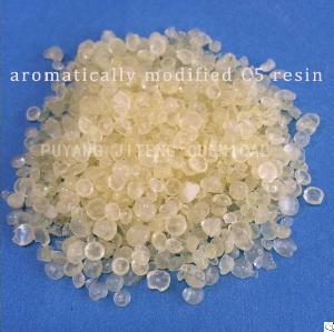 aromatically modified c5 hydrocarbon resin