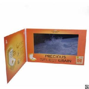 factory 7 lcd screen video brochure advertising