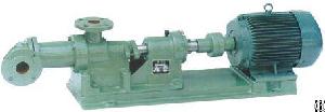 G Series Single Screw Pump For Waste Liquids With High Viscosity / Stainless Steel Food Pump