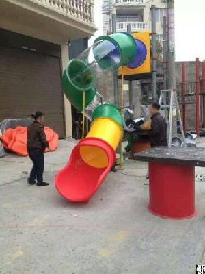 ylw exported replacement outdoor playground slide plastic tube