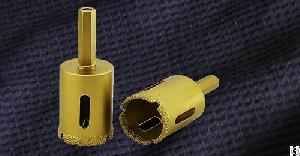 Vacuum Brazed Diamond Hole Saw / Core Drill Bit Hexagon Shank