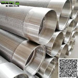 stainless steel 304l slot wire wrapped johnson screens