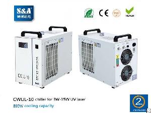 air cooled water chiller cwul 10 3w 15w uv laser