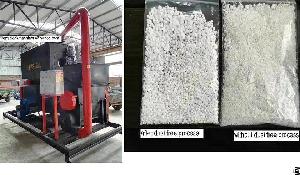 Dust Free Eps Panels Recycling Machine Which Output Particles Can Be New Feedings