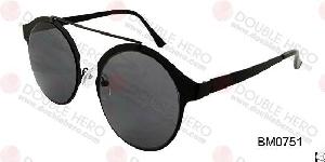 Metal Plate Brass Sunglasses Bm0751