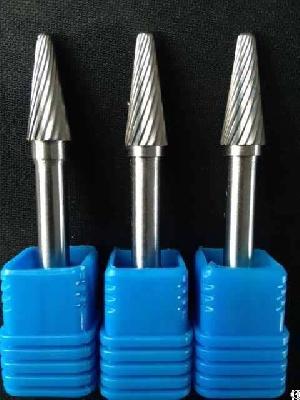 Cemented Carbide Rotary Burs With Single Cut