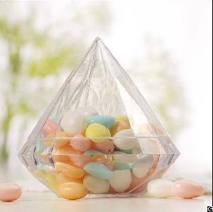 Empty Diamond Shaped Sweet Food Andy Chocolate Plastic Packaging Containers